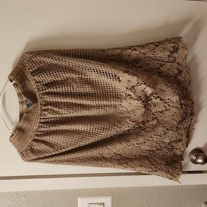 Crochet skirt elastic waist. Size S
